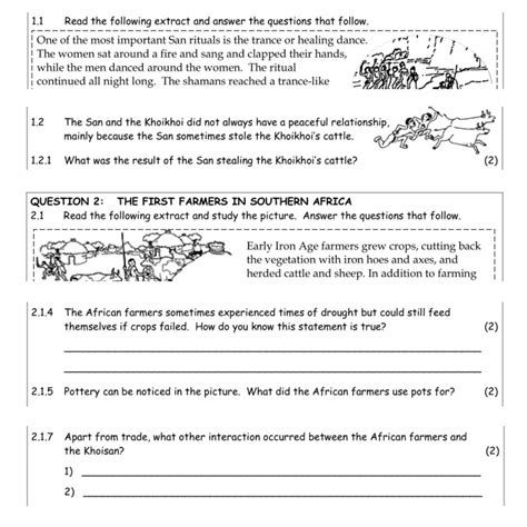 Grade 5 History Test