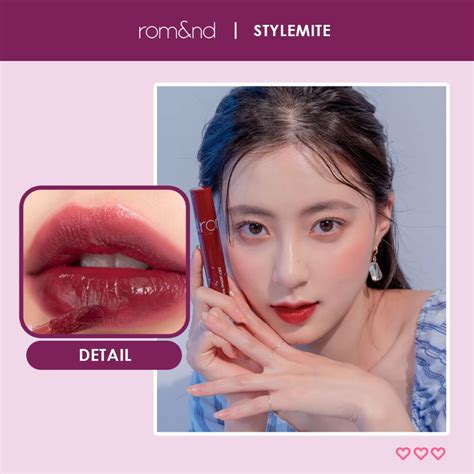 Stylemite Romand Juicy Lasting Tint Plum Coke Deep Lip Shade G