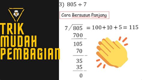 Cara Mudah Pembagian MATEMATIKA KELAS 6 SD YouTube