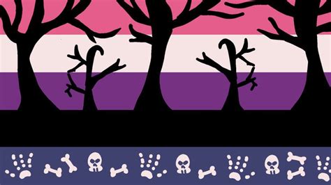 Halloween Pride Flags Genderfluid Genderfluid Wallpaper