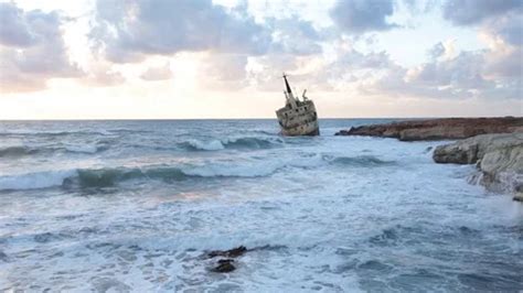 An Old Shipwreck Or Abandoned Shipwreck Stock Video Pond5