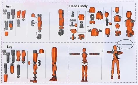 Amazon FoxVilla T13 Action Figure Titan 13 3D Printed Action