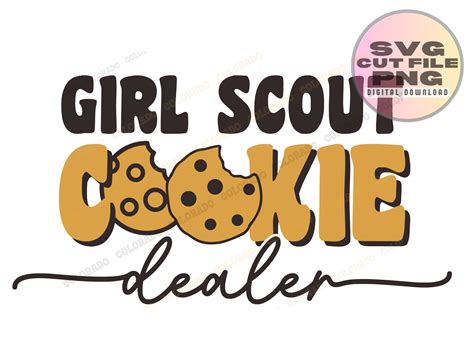 Girl Scout Cookie Svg Png Cricut Svg File Brownies Svg Girl Scouts Svg