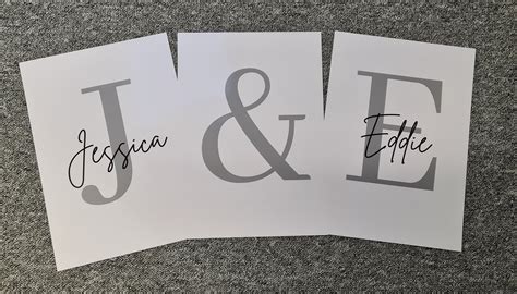 Set Of Three 3 Personalised Name Personalised Name Prints Etsy Uk