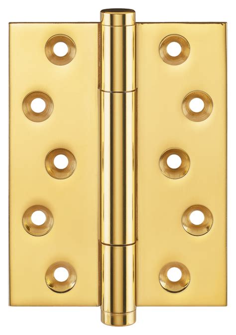 Butt Hinge With Concealed Ball Bearings X Mm Brass H Fele U