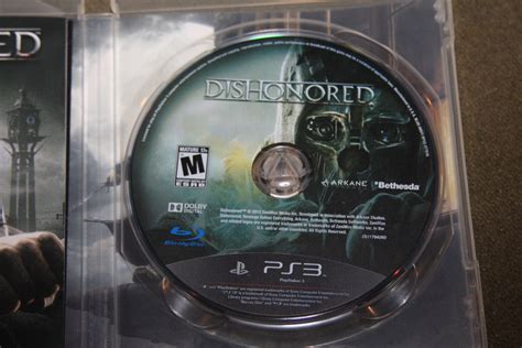 Dishonored Sony Playstation Ps W Manual Ebay