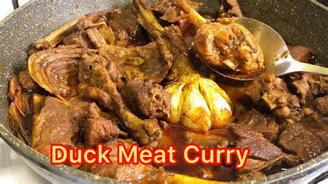 Duck Meat Curry Duck Meat Curry With Hole Garlic আস্ত রসুন দিয়ে