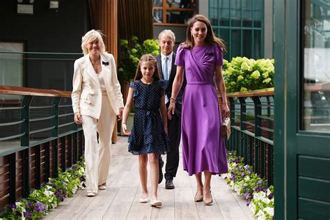 Kate Middleton And Princess Charlotte Arrive At Wimbledon Vanity Fair