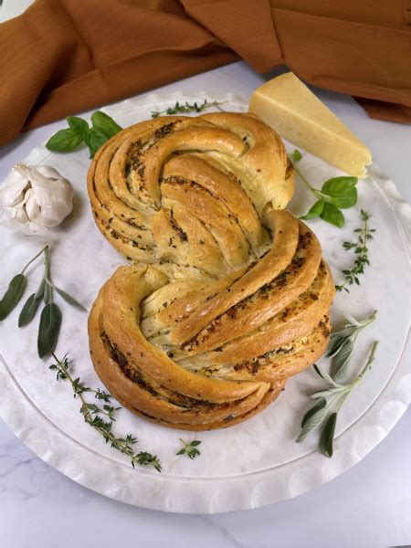 Swirled Garlic Herb Bread National Festival Of Breads