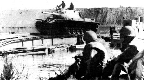 IDF M60A1 Crossing The Suez Canal October 1973 Israeli Tanks Yom