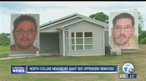 North Collins Neighbors Want Sex Offenders Removed From Community Youtube