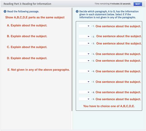 CELPIP Reading Task 3 (Reading for Information) Tip - CELPIP-TIP