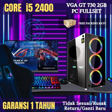 Jual Pc Rakitan Intel Core I Fullset Cpu Komputer Gen Ddr Gb