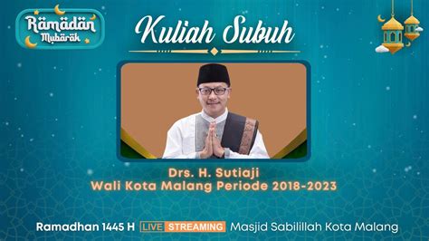 LIVE KULIAH SUBUH JUM AT 05 APRIL 2024 YouTube