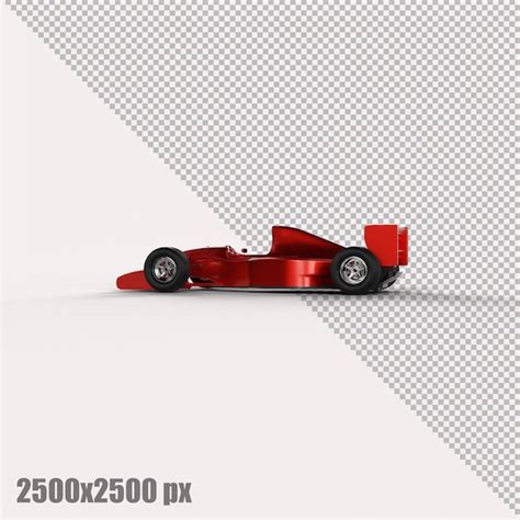 Coche De F Rmula Uno Rojo Realista En Render D Archivo Psd Premium