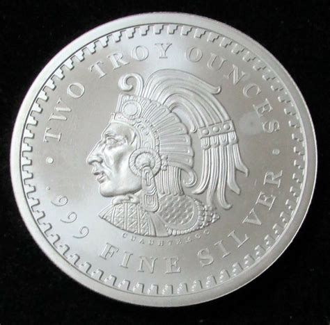 Price Guide Golden State Mint Troy Oz Cuauhtemoc Silver Round Buya