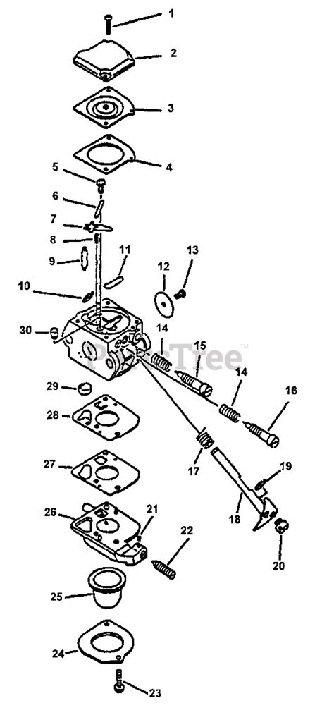 Echo Wp 1000 Echo Water Pump Type 1 Carburetor C1u K28 Parts Lookup With Diagrams Partstree