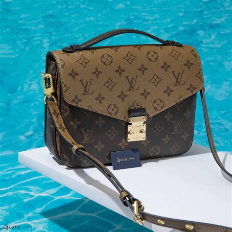 Louis Vuitton Pochette Metis Monogram Reverse Canvas Handbag