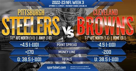 Nfl Week Pittsburgh Steelers Vs Cleveland Browns