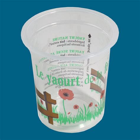 POT YAOURT 125 G IMPRIME P PARTOUT PAR 10 Ets Coquard