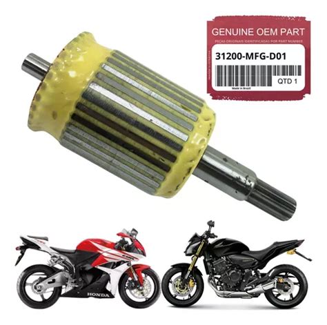 Induzido Motor Partida Arranque Cbr 600 Cb 600 Hornet Honda