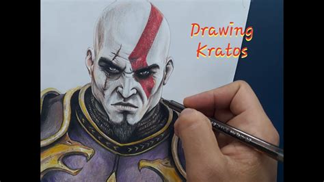 Desenhando O Kratos God Of War Realista Kratos God Of War Realistic