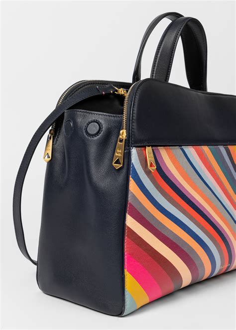 Paul Smith Women S Swirl Leather Bowling Bag King S Cross