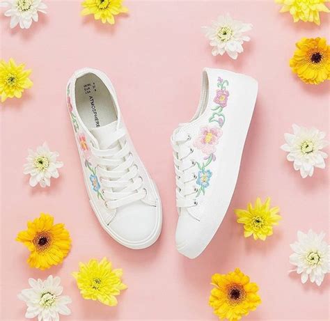 White Floral Trainers Floral Trainers Primark Wedding Sneaker