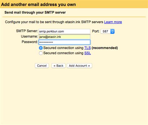 How To Set Up An Email Address In Gmail Porkbun Knowledge Base