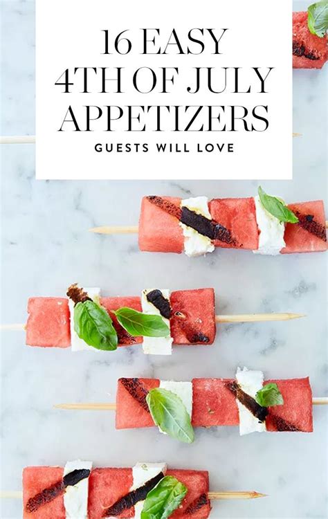 Fourth Of July Appetizers For The Ultimate Summer Celebration Via