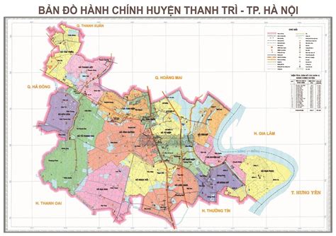 ban do huyen Thanh Tri thanh pho Ha Noi