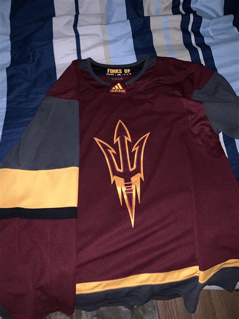 My Asu Sun Devils Jersey Came In Today Already In Love Rhockeyjerseys