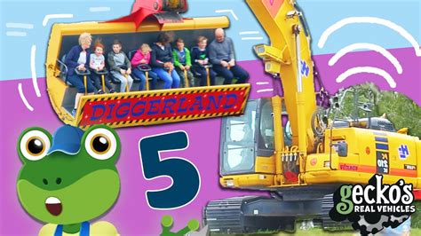 Gecko's Top 5 Diggerland Rides｜Construction Truck Theme Park｜Gecko's ...