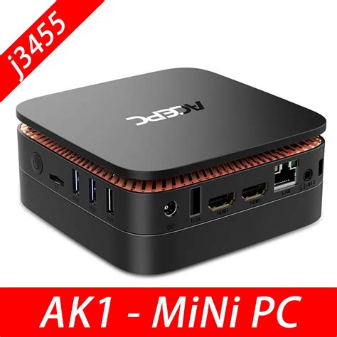 AK1 Mini PC Windows 10 Mini Computer Fanless PC 4G RAM Intel Celeron