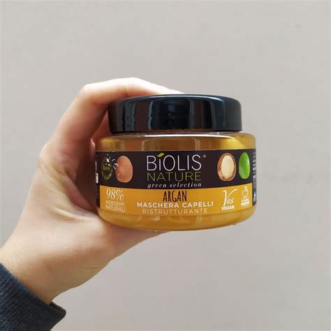 Biolis Nature Green Selection Maschera Capelli Ristrutturante Argan