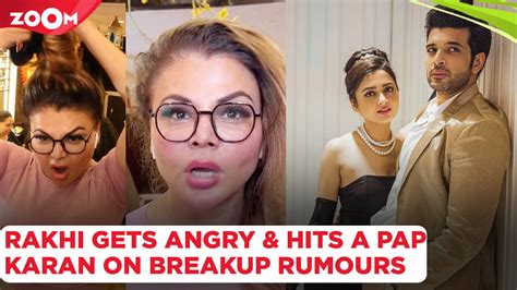 Rakhi Sawant Hits Pap Who Asked Her About Adil Karan Kundrra Breaks