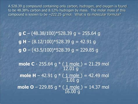 Ppt Empirical And Molecular Formulas Powerpoint Presentation Free Download Id668174