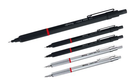 ROtring Rapid Pro Retractable Ballpoint Technical Drawing Pen Black