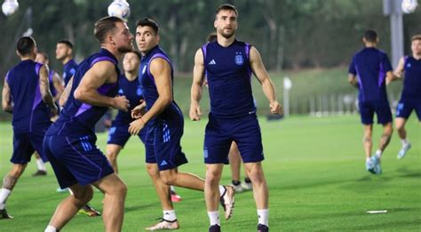 La Selección argentina se entrenó con la mira puesta en el cruce frente