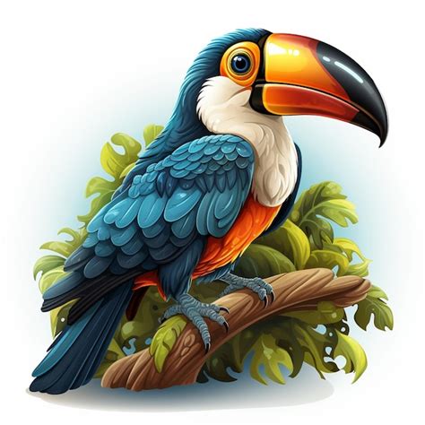 Premium Photo Vector Toucan Bird Cartoon Character