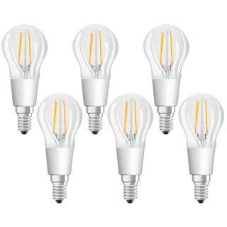 X Osram Led Filament Tropfen W W E Klar Lm Glowdim Warmwe