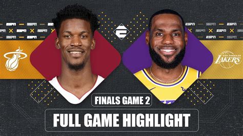 Miami Heat Vs Los Angeles Lakers [game 2 Highlights] 2020 Nba Finals Youtube