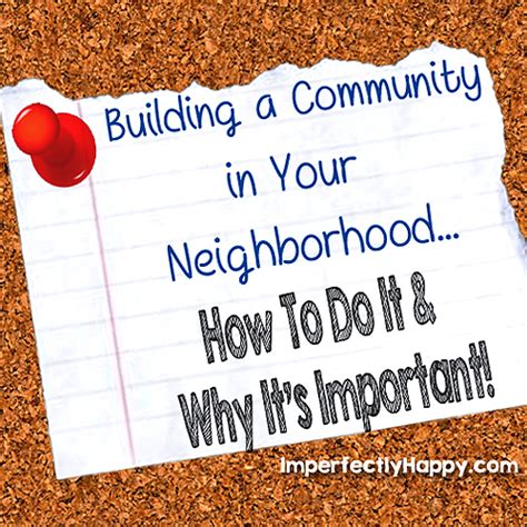 building  community  imperfectly happy home