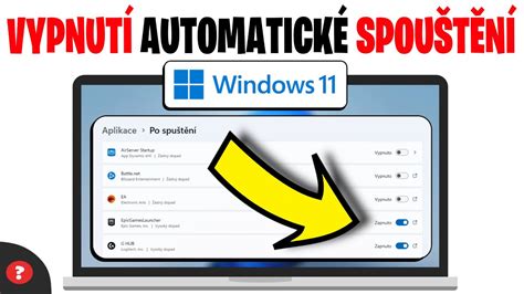 Jak Vypnout Automatick Spou T N Program P I Zapnut Po Ta E N Vod