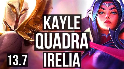 Kayle Vs Irelia Top Quadra 6 Solo Kills Legendary 300 Games