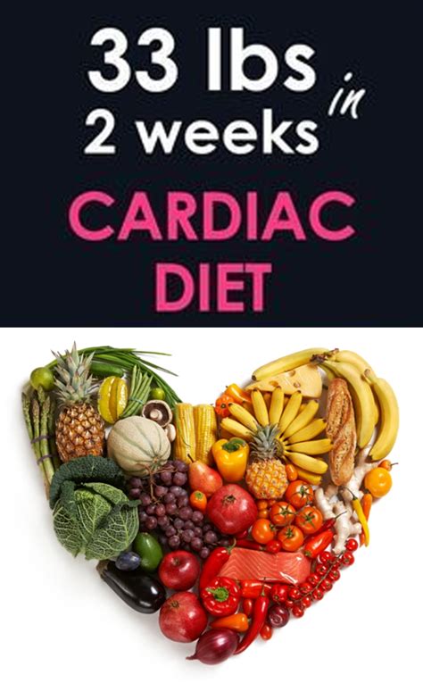 Lose 33 Pounds In 15 Days With Cardiac Diet For Weight Loss Hello Healthy