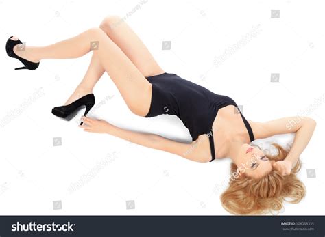 Shot Beautiful Woman Bikini Isolated Over Stock Photo Edit Now 108063335