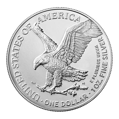 2024 1 Oz American Silver Eagle BU Golden Eagle Coins