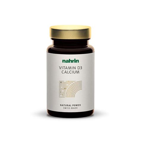 Vitamin D3 + kalcij, kapsule – Nahrin