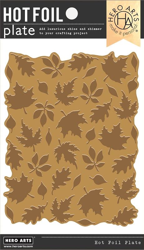 Hero Arts Hot Foil Plate Fall Leaves